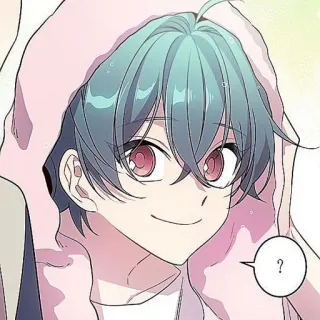 🫐 ab3acdf5 ? Аниме, Манга, Парень, Вопросительный знак, Худи, Мультфильм, Иллюстрация whatsapp sticker
