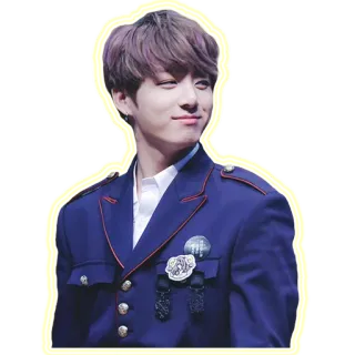 😊 b1724338 Jungkook K-Pop, BTS, Jungkook, Pop Korea, Penyanyi telegram sticker