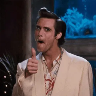 Джим Керри @stickernayaa whatsapp stickers