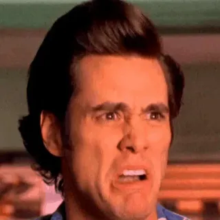 🤢 a426dda5 Ace Ventura Ace Ventura: Pet Detective divertente, faccia, jim carrey, commedia, attore telegram sticker