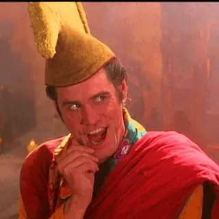 🤔 aa624d1e Ace Ventura Ace Ventura: When Nature Calls Commedia, Film, Personaggio, Divertente, Jim Carrey telegram sticker