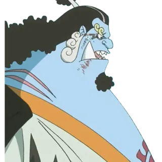 🤔 4545e158 Jinbe One Piece Anime, Fischmensch, Pirat, Kampfsport, One Piece whatsapp sticker
