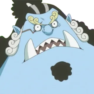 😧 96c93d24 Jinbe One Piece anime, one piece, jinbei, fischmensch, pirat whatsapp sticker