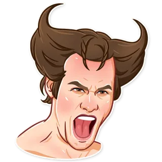 Jim Carrey telegram stickers