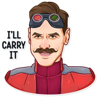 Jim Carrey telegram stickers
