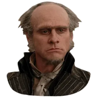 😠 d907af2e Count Olaf A Series of Unfortunate Events Schurk, Slecht, Kwaad, Personage, Grimmig, Jim Carrey, Theater, Acteur telegram sticker