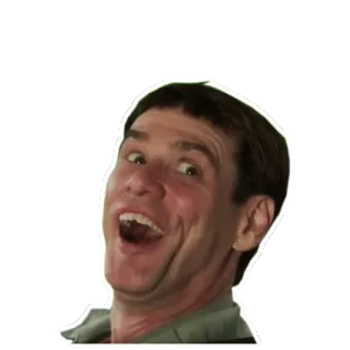 😅 d00bad82 Jim Carrey funny, face, expression, actor, comedy whatsapp sticker