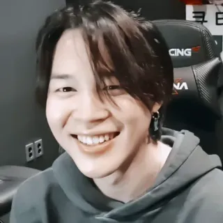 🧸 6bd2eb7f Jimin kpop, bts, jimin, smile, singer, idol whatsapp sticker