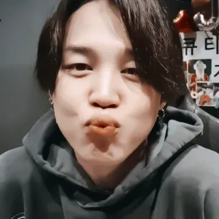 🧸 d951ec08 Jimin 하티 Jimin, Kpop, idol, Korean pop, singer, artist, entertainment whatsapp sticker