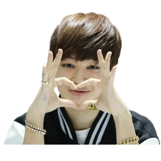 ❤️ 06b9921e คน, หัวใจ, ท่าทาง, เกาหลี, นักร้อง, ไอดอล whatsapp sticker