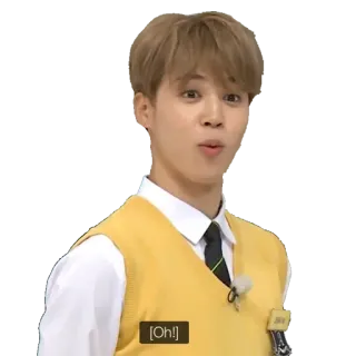 😦 67be36e5 Jimin Oh! kpop, k-pop, bts, เกาหลี, จีมิน whatsapp sticker