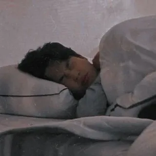 😴 a5480564 dormire, letto, persona, cuscino, coperta, riposo, sonno telegram sticker