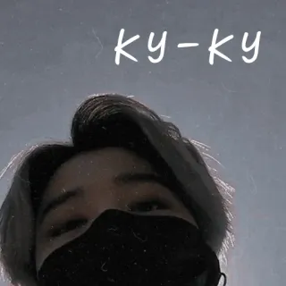 👋 ef62a8eb ky-ky persona, maschera, capelli, viso, cielo telegram sticker