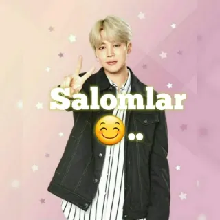 🌟 0454e2e9 Salomlar 问候, 和平, 人物, 星星, 微笑 telegram sticker