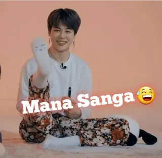 🌟 92cddc3a Mana Sanga 搞笑, 表情包, 笑, 笑话, 傻 telegram sticker