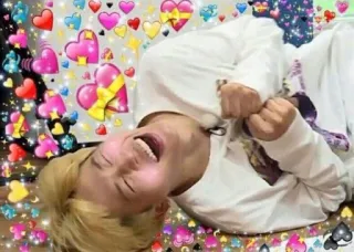 💜 3d6f75c5 corações, amor, feliz, alegria, celebração, excitação, emoções telegram sticker