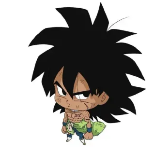 😶 61228a27 Broly Dragon Ball 애니메이션, 브로리, 드래곤볼, 만화, 캐릭터 telegram sticker