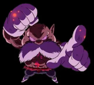 ☝️ 7617c2b6 만화, 캐릭터, 괴물, 악마, 판타지, 보라색, 괴물, 악당 telegram sticker