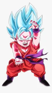 😉 7f00ca8f Goku Dragon Ball 애니메이션, 만화, 손오공, 드래곤볼, 슈퍼 사이어인, 어린 오공 telegram sticker