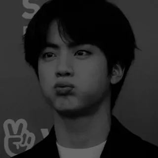 ✖️ 8827102d Jin K-Pop, BTS, piosenkarz, idol, muzyk telegram sticker
