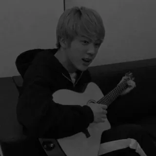 ✖️ f3901224 Osoba, Gitara, Muzyka, Muzyk, Gitara akustyczna telegram sticker