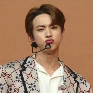 🐹 33242378 Jin kpop, singer, celebrity, bts, music, jin telegram sticker