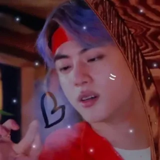 🐹 bfd514bb Jin kpop, singer, idol, portrait, person, male telegram sticker