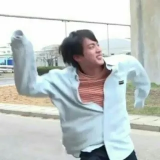 🐹 d79384d3 man, person, shirt, action, arm raise telegram sticker