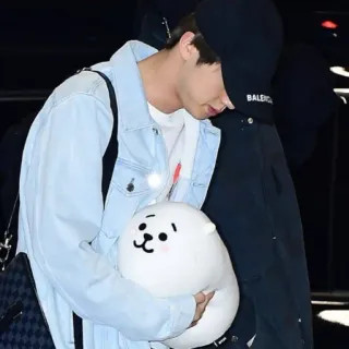 JINOREZ as @SEOKJINIEST telegram stickers