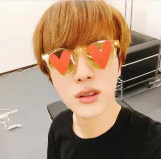 😍 169f2512 남자, 사람, 선글라스, 하트, 인물 사진, 셀카 telegram sticker