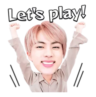 😎 f5ce96fe Let's play! 놀이, 재미, 즐거운, 긍정적인, 신나는 telegram sticker