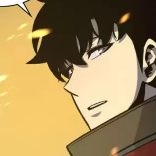 😕 84dcc5f4 Sung Jinwoo Solo Leveling Anime, Solo Leveling, Manhwa, Sung Jinwoo telegram sticker