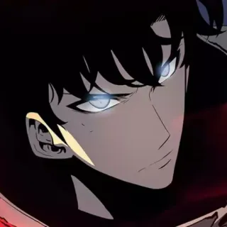 😕 ff6e9cb1 Sung Jinwoo Solo Leveling Anime, Manhwa, Solo Leveling, Sung Jinwoo, Fantasia, Caçador, Ação telegram sticker