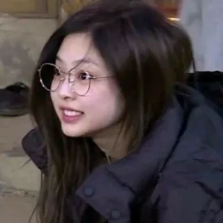 💔 45ca702a 女性, 眼鏡, ポートレート, 人物 telegram sticker