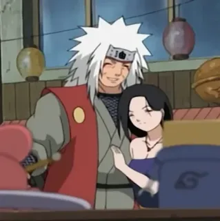 🌪 60441d08 Jiraiya Naruto อนิเมะ, จิไรยะ, นารูโตะ whatsapp sticker