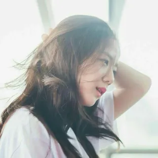 🦄 7f736814 女人, 肖像, 人, 女孩, 头发, 脸 telegram sticker