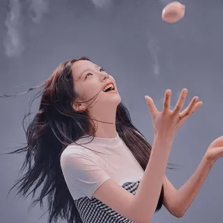 🦄 a68d4147 女人, 微笑, 快乐, 女孩, 人, 柠檬, 快乐 telegram sticker