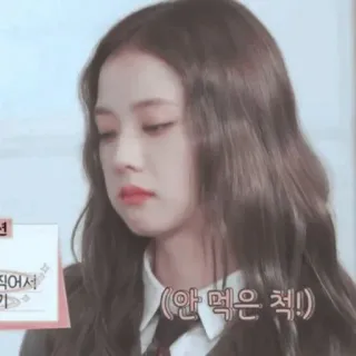 🥟 21562a90 안 먹은 척! Korea, Wanita, Ekspresi, Hiburan, Budaya whatsapp sticker