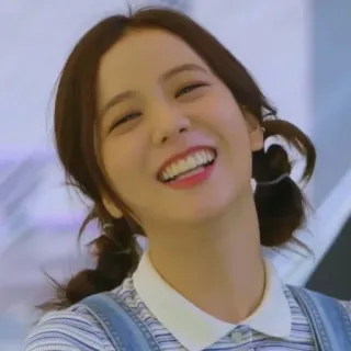 🌧 03d4876b sonriendo, feliz, mujer, coreana, linda, alegre whatsapp sticker