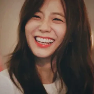 🌧 c49c5d90 mujer, sonrisa, feliz, alegre, asiática whatsapp sticker