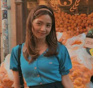 😊 24bc3fd2 mulher, retrato, menina, moda, estilo, ar livre telegram sticker