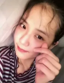 💜 315d8e0a retrato, mulher, selfie, menina, pessoa, rosto telegram sticker