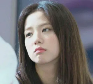 😪 e177d410 mulher, retrato, rosto, pessoa, coreana, asiática telegram sticker