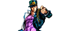 JJBA poses by @LocalCola telegram stickers