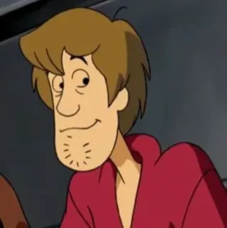 🐶 0f764a3c Shaggy Rogers Scooby-Doo Мультфильм, Шэгги, Скуби-Ду, Тайна telegram sticker