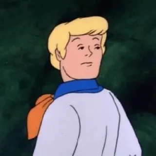🐶 8ac70483 Fred Jones Scooby Doo Мультфильм, Скуби-Ду, Тайна, Фред, Ловушка telegram sticker