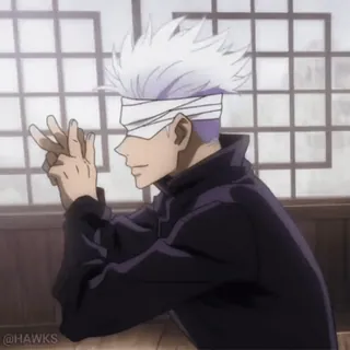 😮‍💨 c521508b Satoru Gojo Jujutsu Kaisen Anime, Manga, Zauberer, Gojo, Jujutsu Kaisen telegram sticker