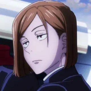 ➿ 13972870 Nobara Kugisaki Jujutsu Kaisen anime, Jujutsu Kaisen, Nobara Kugisaki, character, female telegram sticker