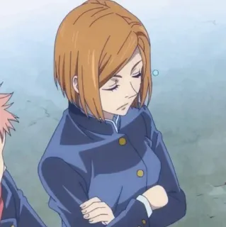 ➿ 75719c31 Nobara Kugisaki Jujutsu Kaisen anime, character, nobara kugisaki, jujutsu kaisen telegram sticker