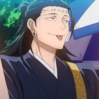 ➿ 79f3da6a Suguru Geto Jujutsu Kaisen anime, manga, character, jujutsu kaisen, suguru geto telegram sticker